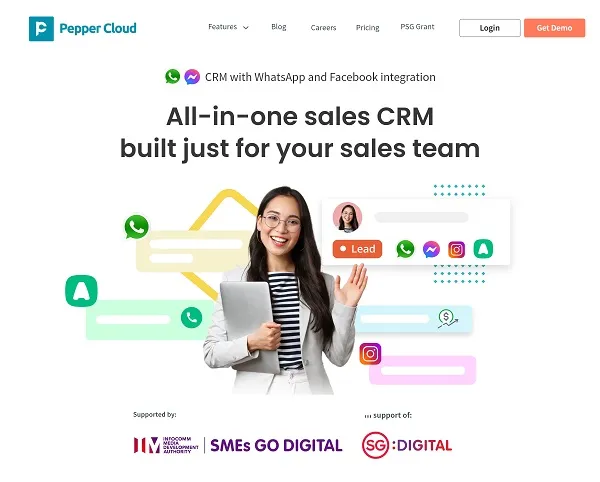 Pepper Cloud CRM Tool